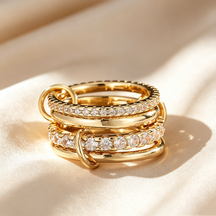 Anillo Cuádruple Entrelazado