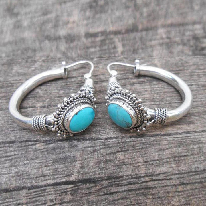 Pendientes Vintage con Turquesa