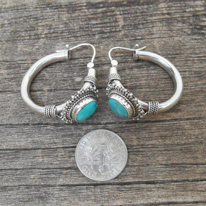 Pendientes Vintage con Turquesa