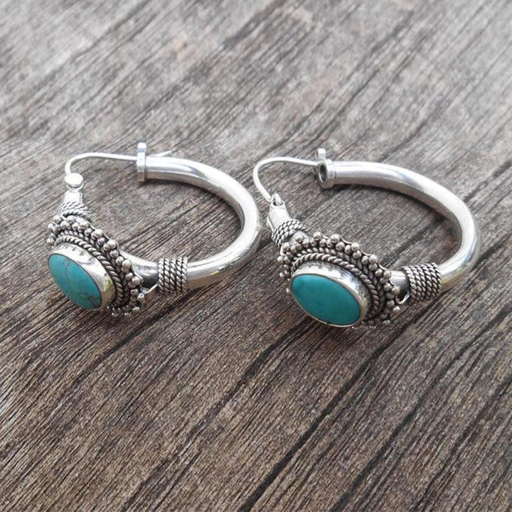 Pendientes Vintage con Turquesa