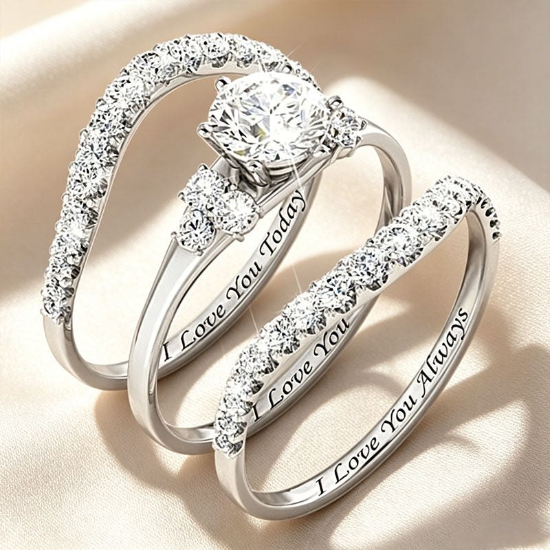 Set de Anillos de Promesa