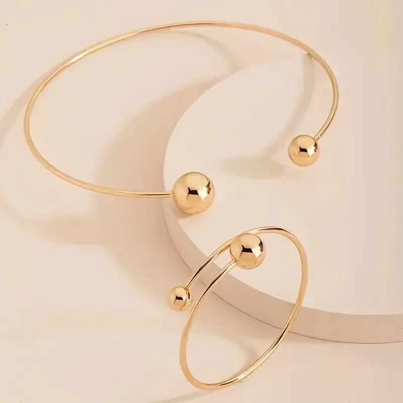 Conjunto Gargantilla y Brazalete