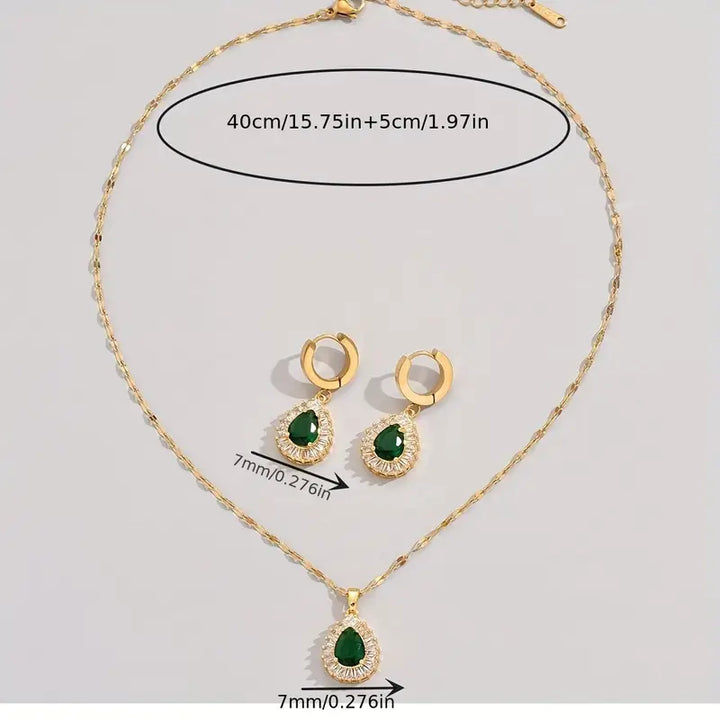 Set de joyas Rheya Lysandelle Oro