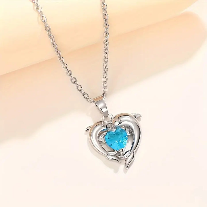 Collar gemelos Oceanheart Oro blanco