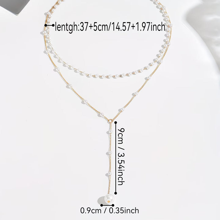 Collar con Perlas Graduadas