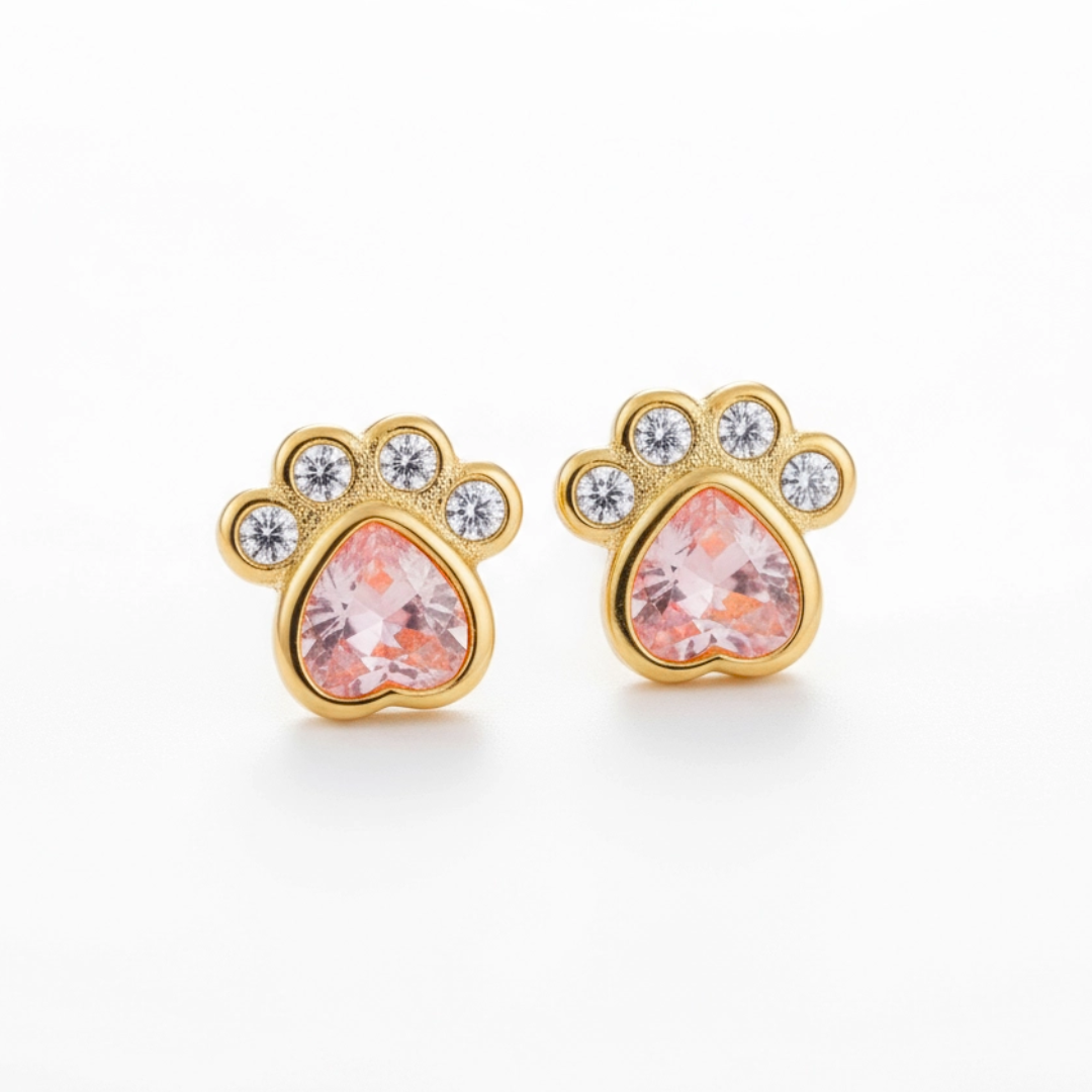 Pendientes Huella de Ángel, oro