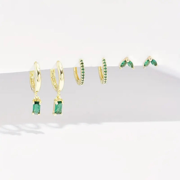 Set de pendientes Fiorenza Viridelle Oro