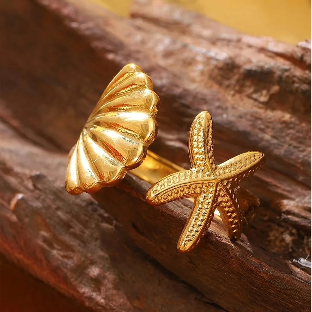 Anillo de Oro con Estrella
