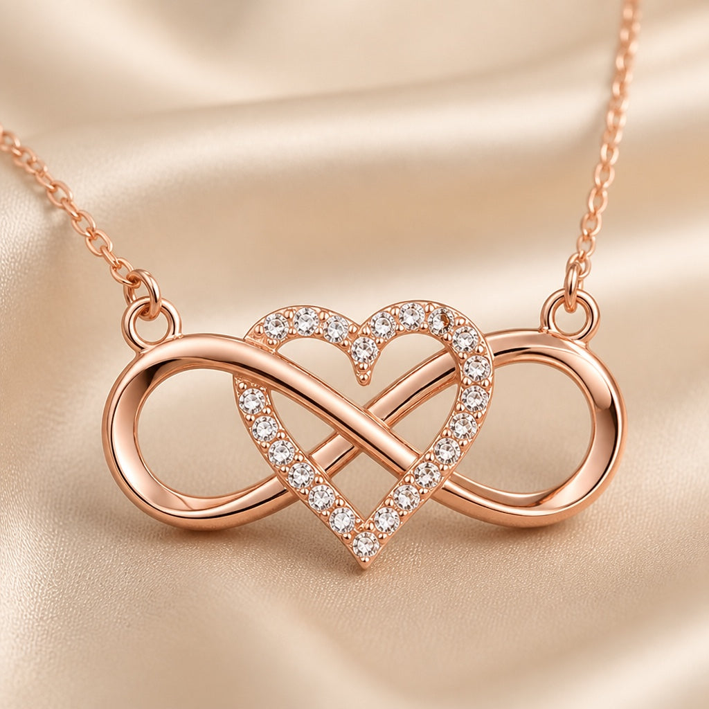 Collar Corazón Infinito