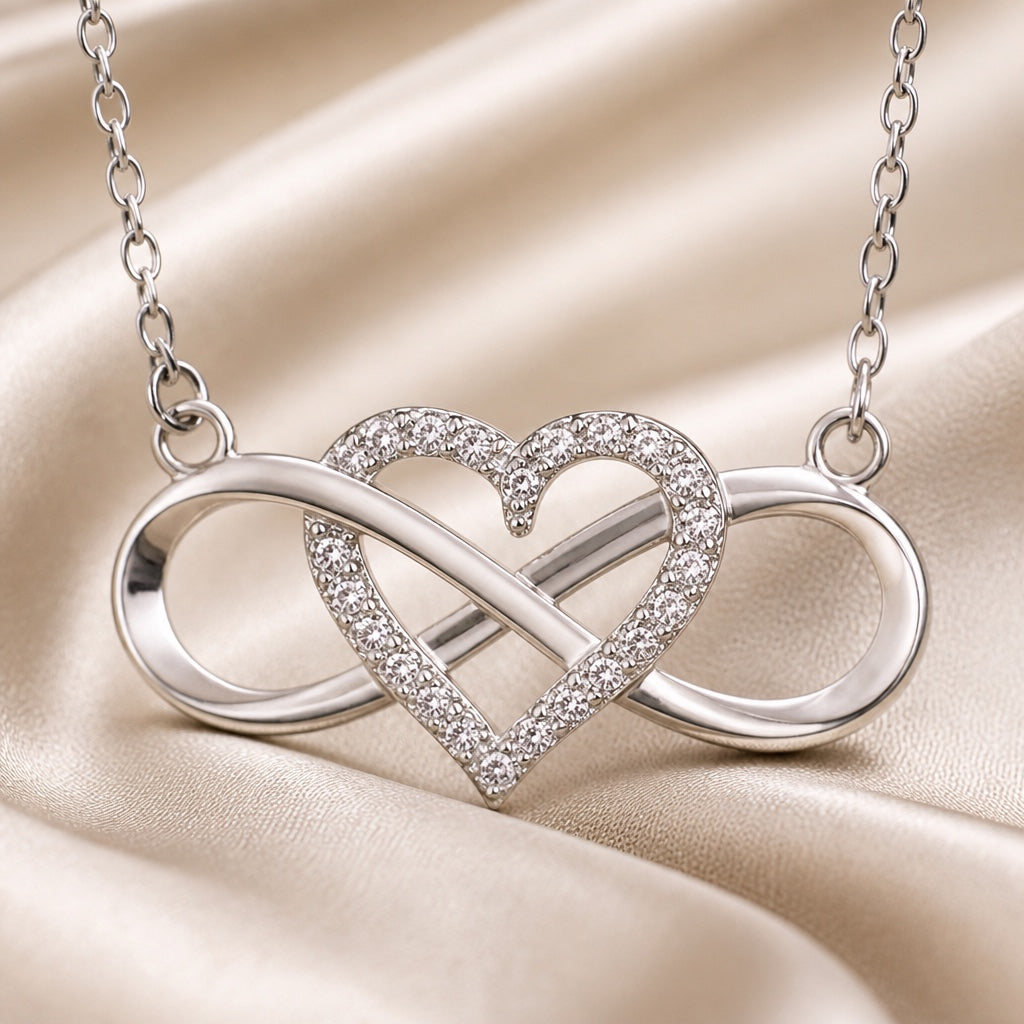 Collar Corazón Infinito