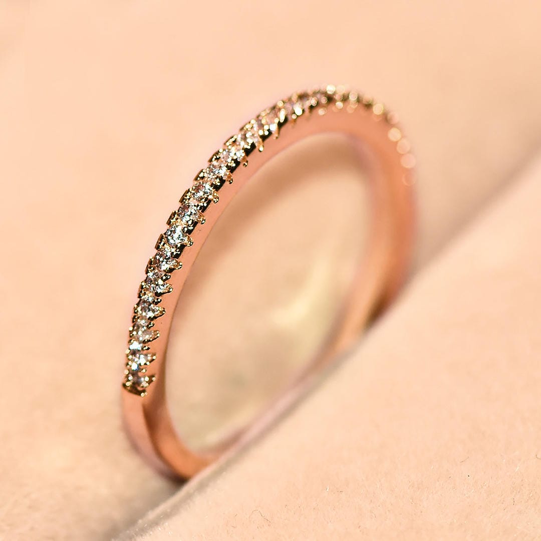 Anillo Apilable Cristales Pequeños