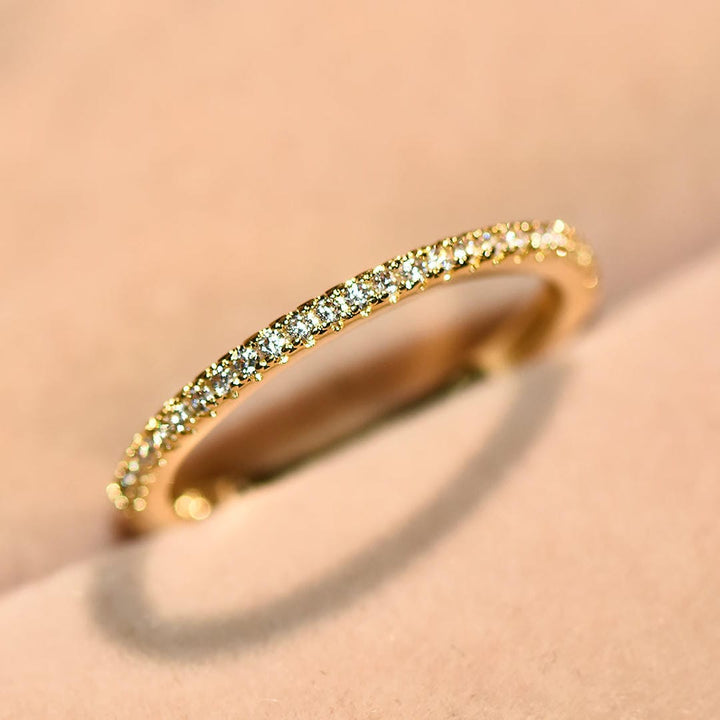Anillo Apilable Cristales Pequeños