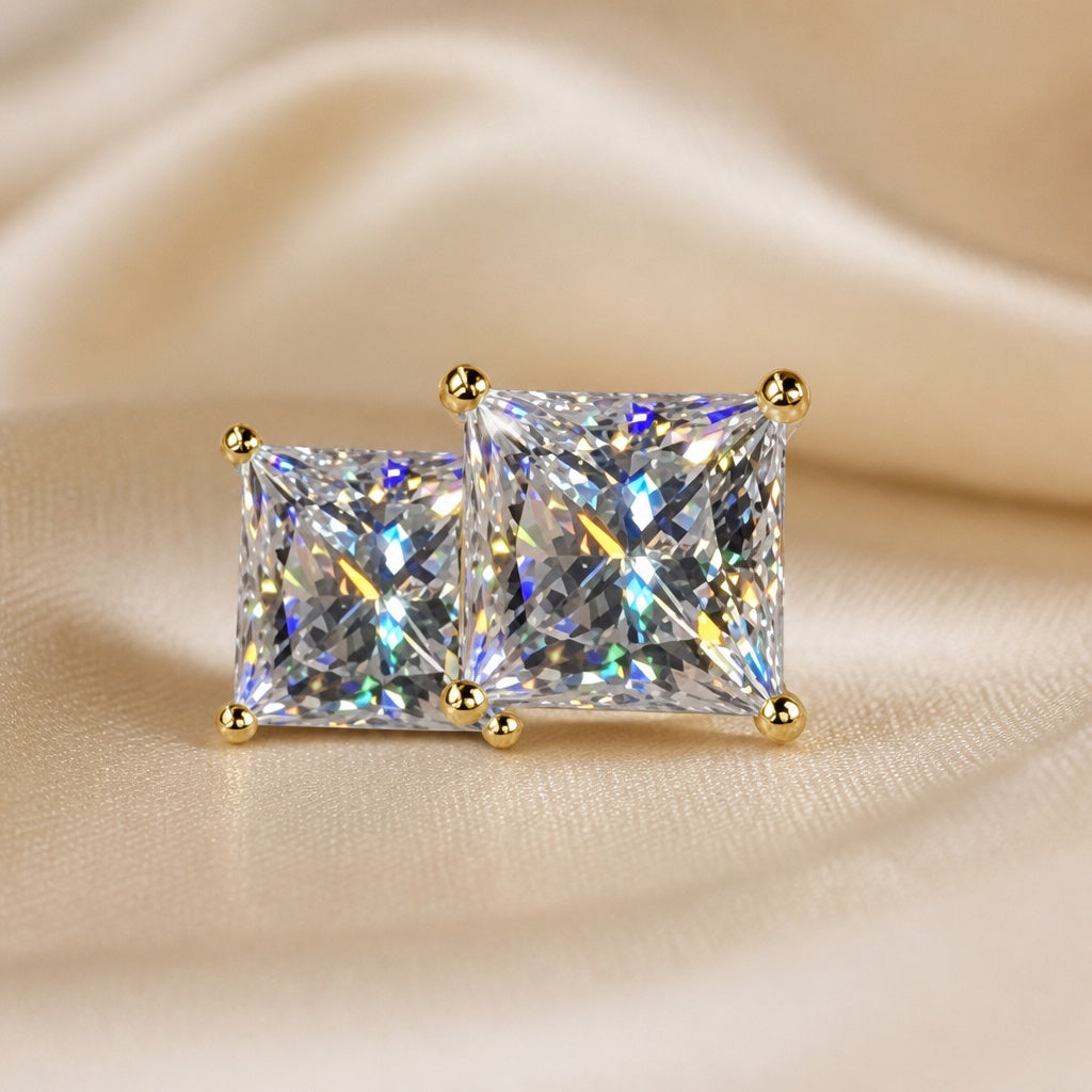 Pendientes Brillantes con Circonita