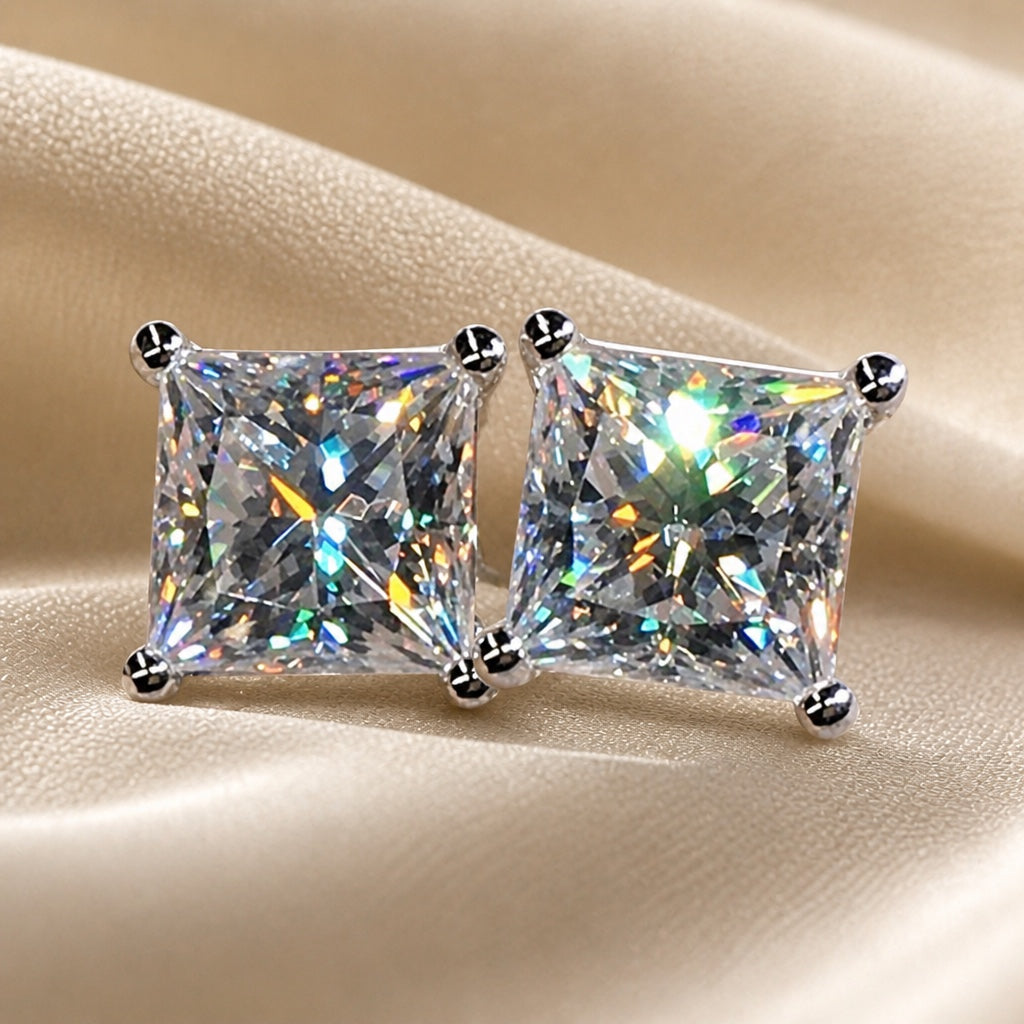 Pendientes Brillantes con Circonita