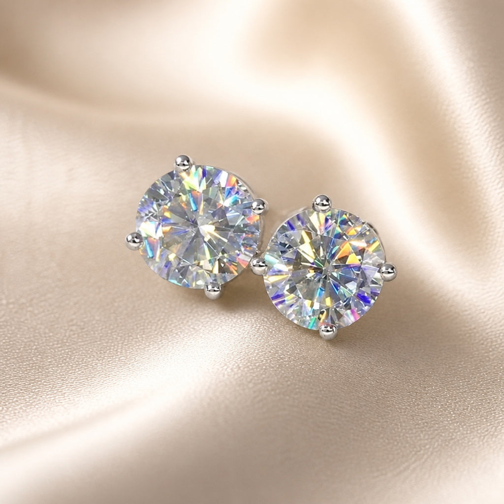Pendientes Brillantes con Circonita
