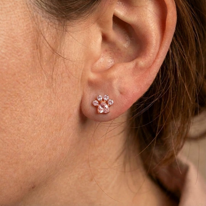 Pendientes Huella Radiante, detalle