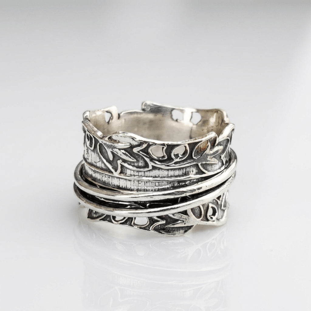 Conjunto en Capas con Circonita Plateado