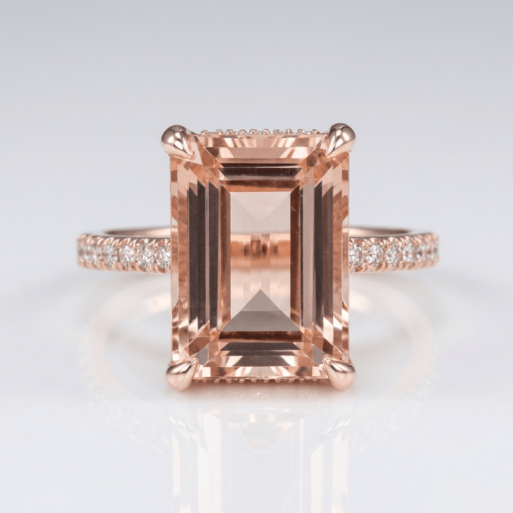 Anillo Rosado Brillante