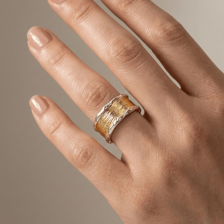 Anillo Bicolor Ajustable