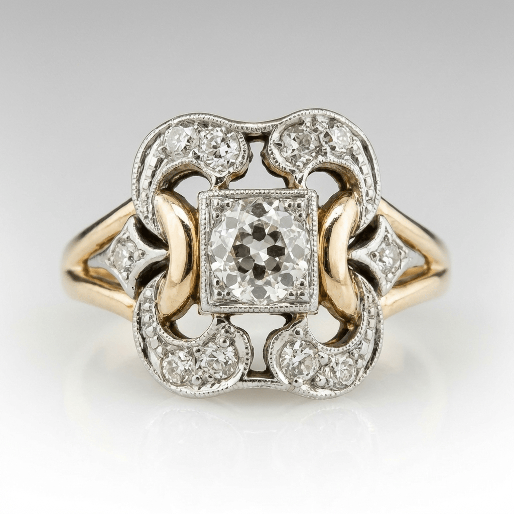 Anillo Retro Escultural