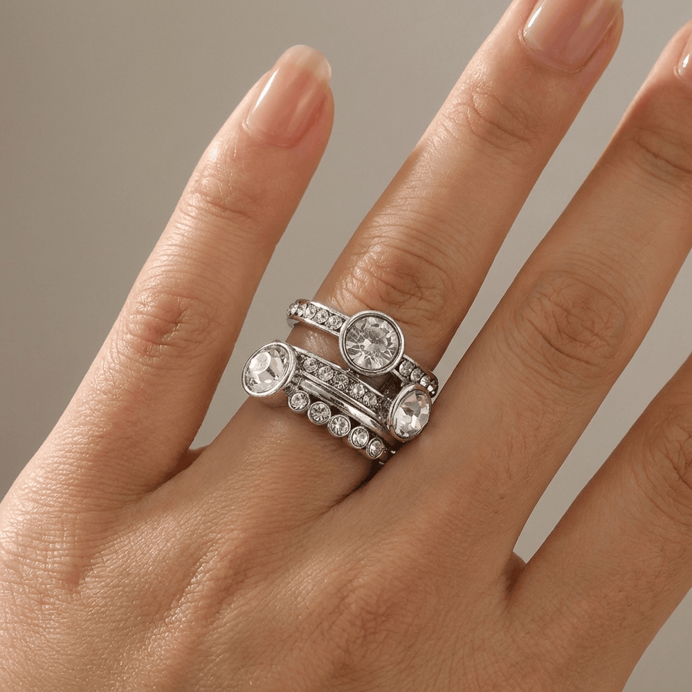 Anillo Plateado