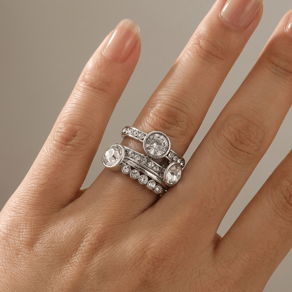 Anillo Plateado