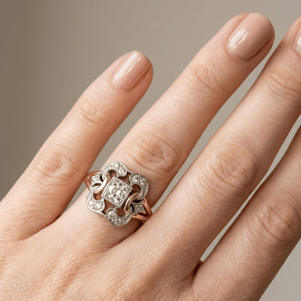 Anillo Retro Escultural