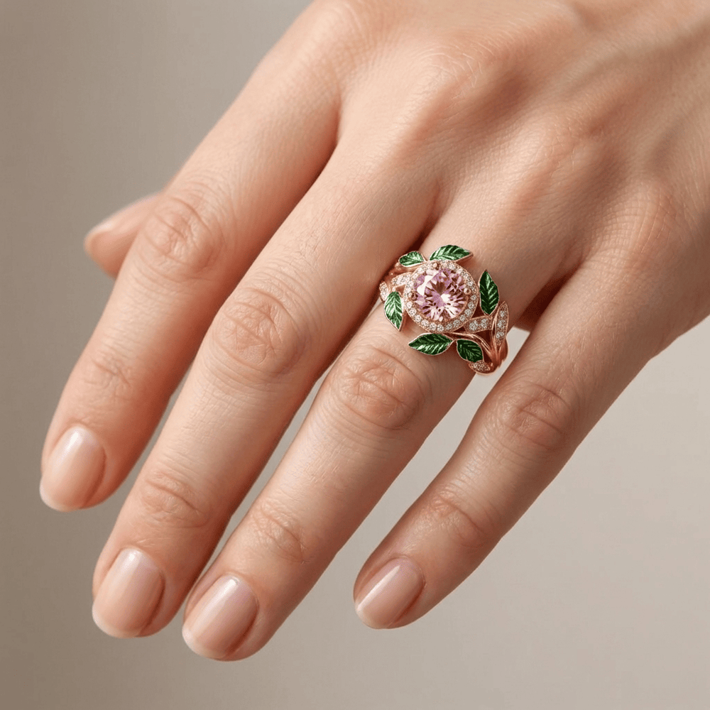 Anillo Jardín Encantado Dorado