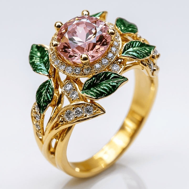 Anillo Jardín Encantado Dorado