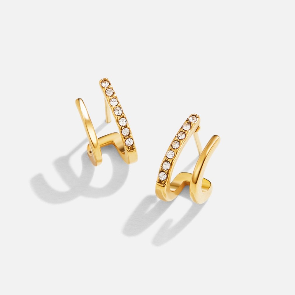 Pendientes de garra de oro