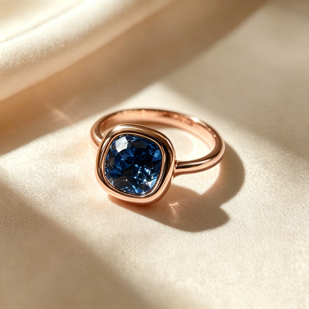 Anillo Cubo Minimalista