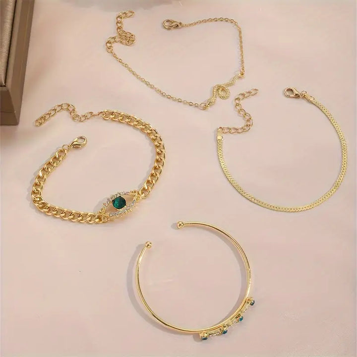 Set de pulseras Serpina Veyra Oro