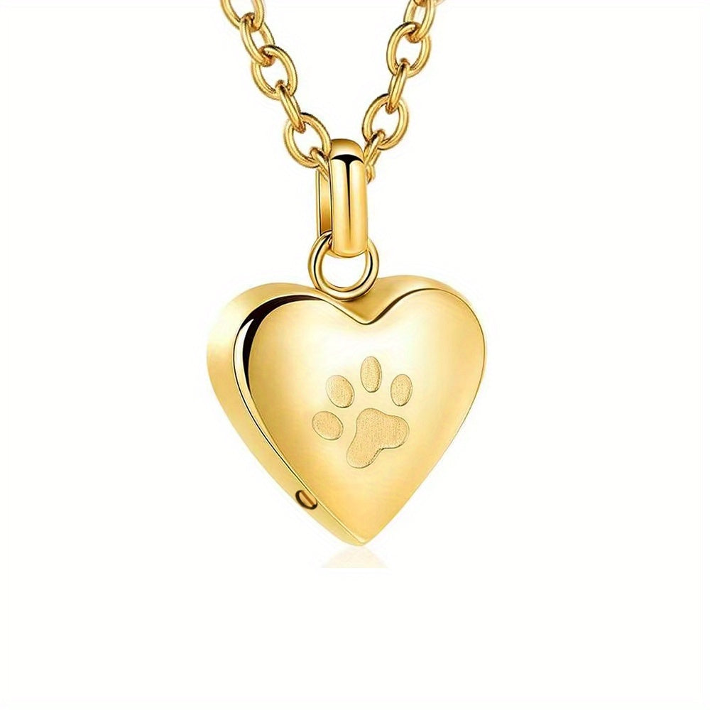 Colgante Corazón con Cenizas de tu Mascota