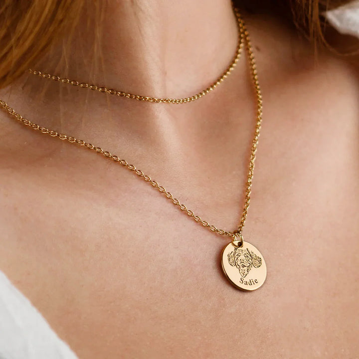 Collar Personalizado con Retrato de tu Mascota
