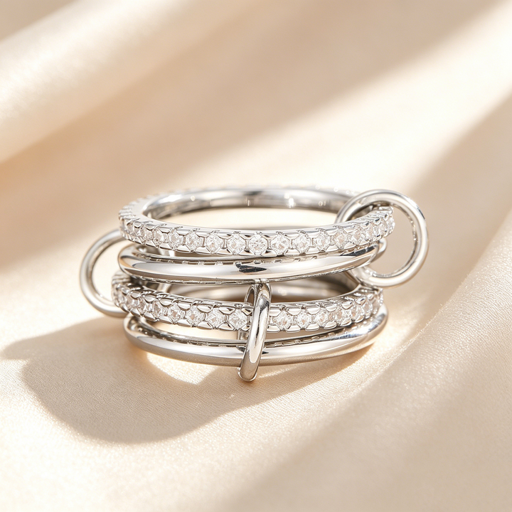 Anillo Cuádruple Entrelazado
