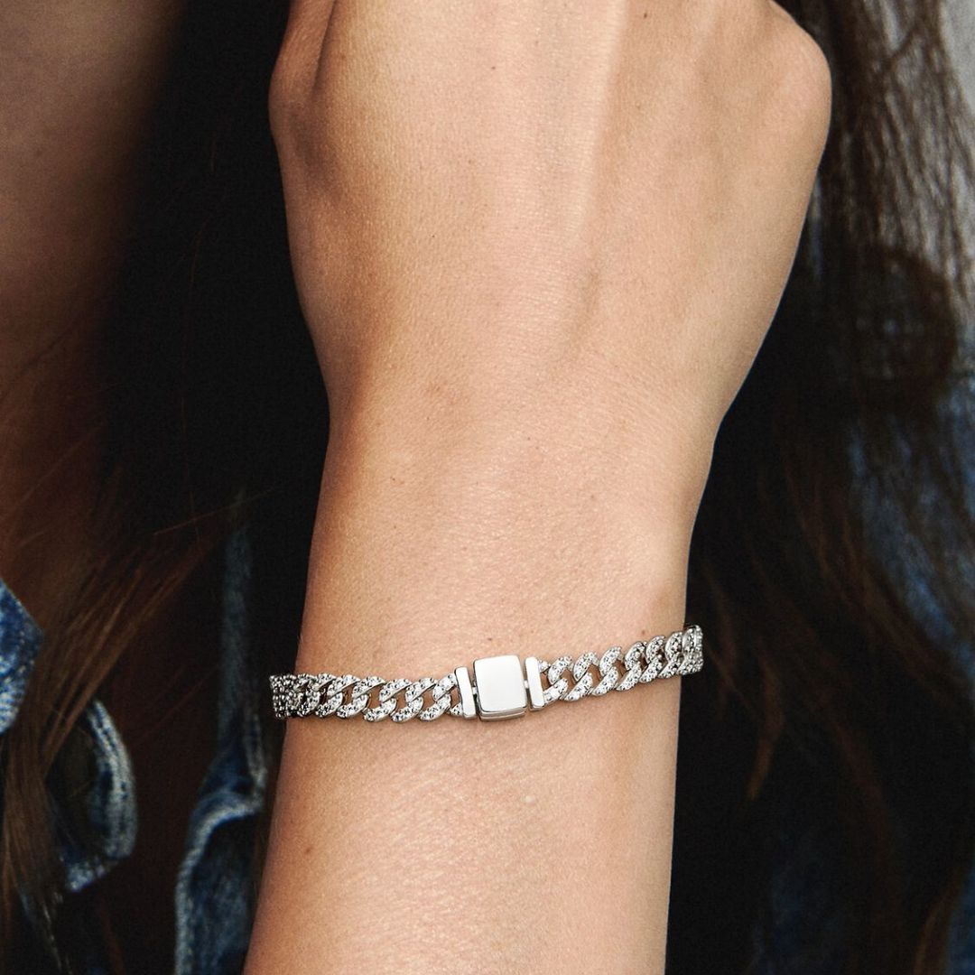 Pulsera Cubana Pavé