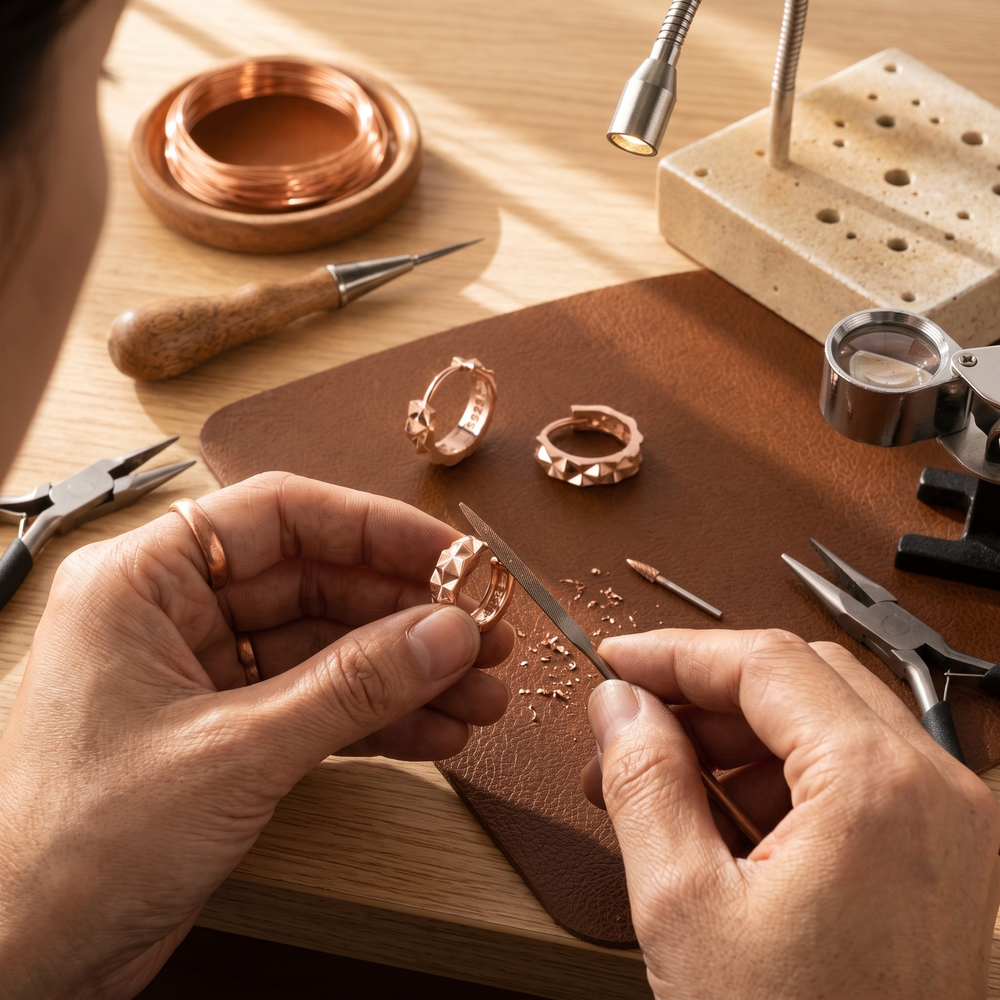 Aros de Cobre Púa