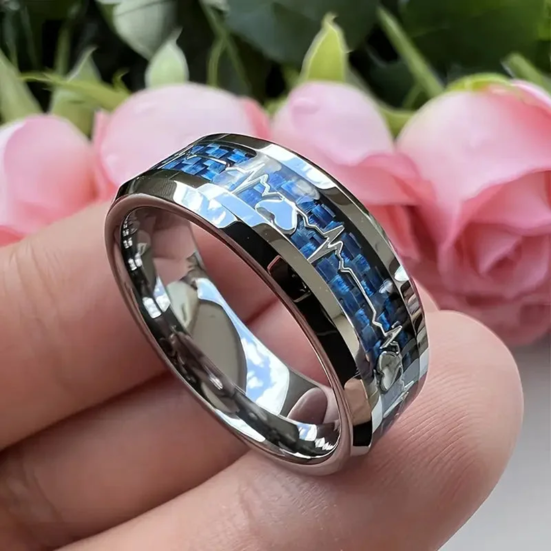 Anillo Mosaico Azul