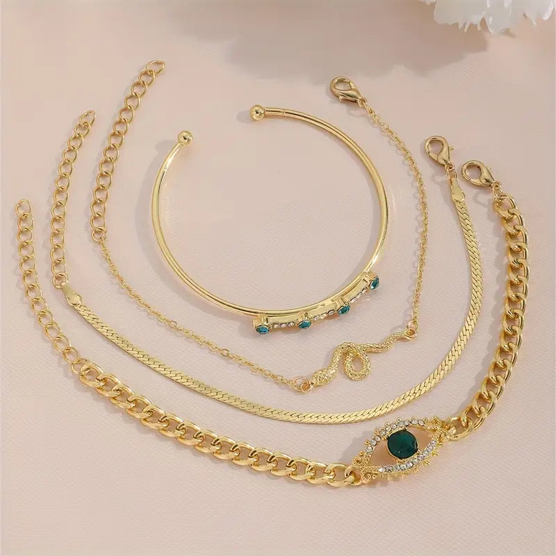 Set de pulseras Serpina Veyra Oro