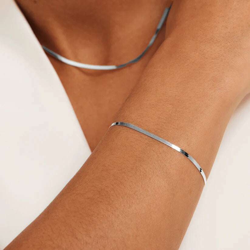 Pulsera Soleil Serpent Oro blanco