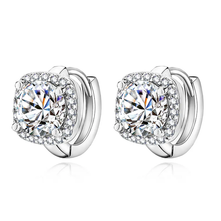 Pendientes Cuadrados Brillantes
