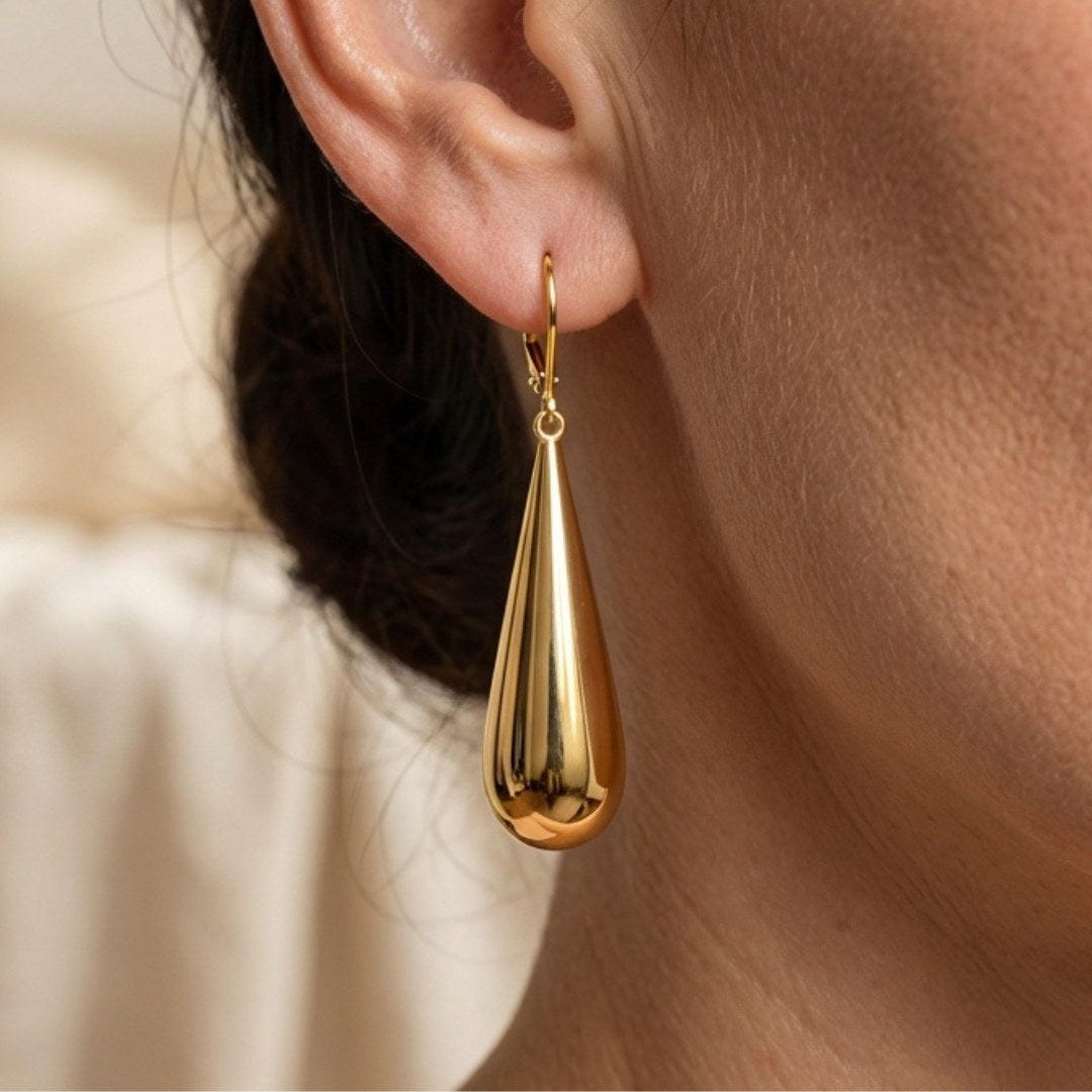 Pendientes Largos Lágrima Lujosos