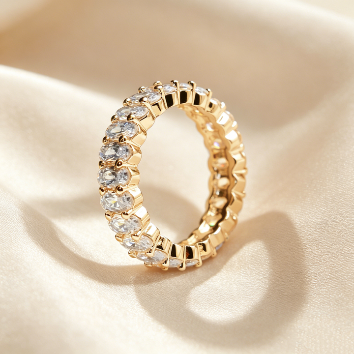 Anillo Eternidad Ovalado