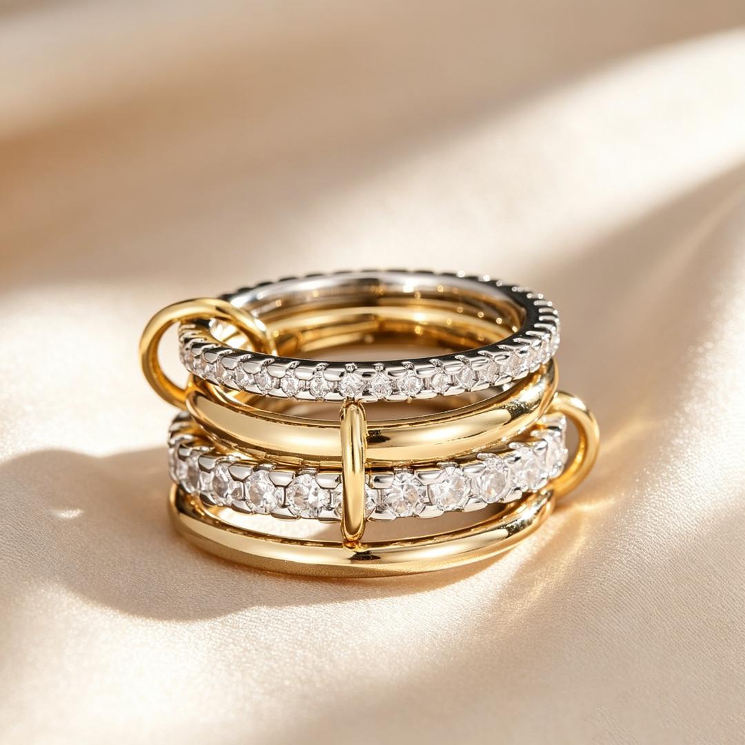 Anillo Cuádruple Entrelazado