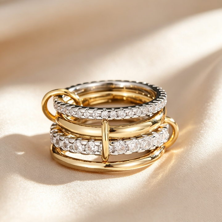 Anillo Cuádruple Entrelazado