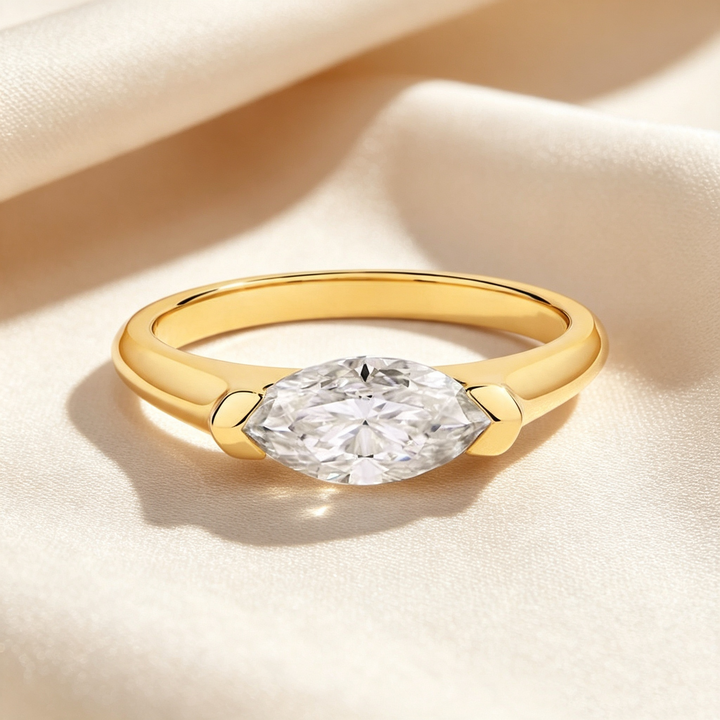 Anillo Solitario Marquesa