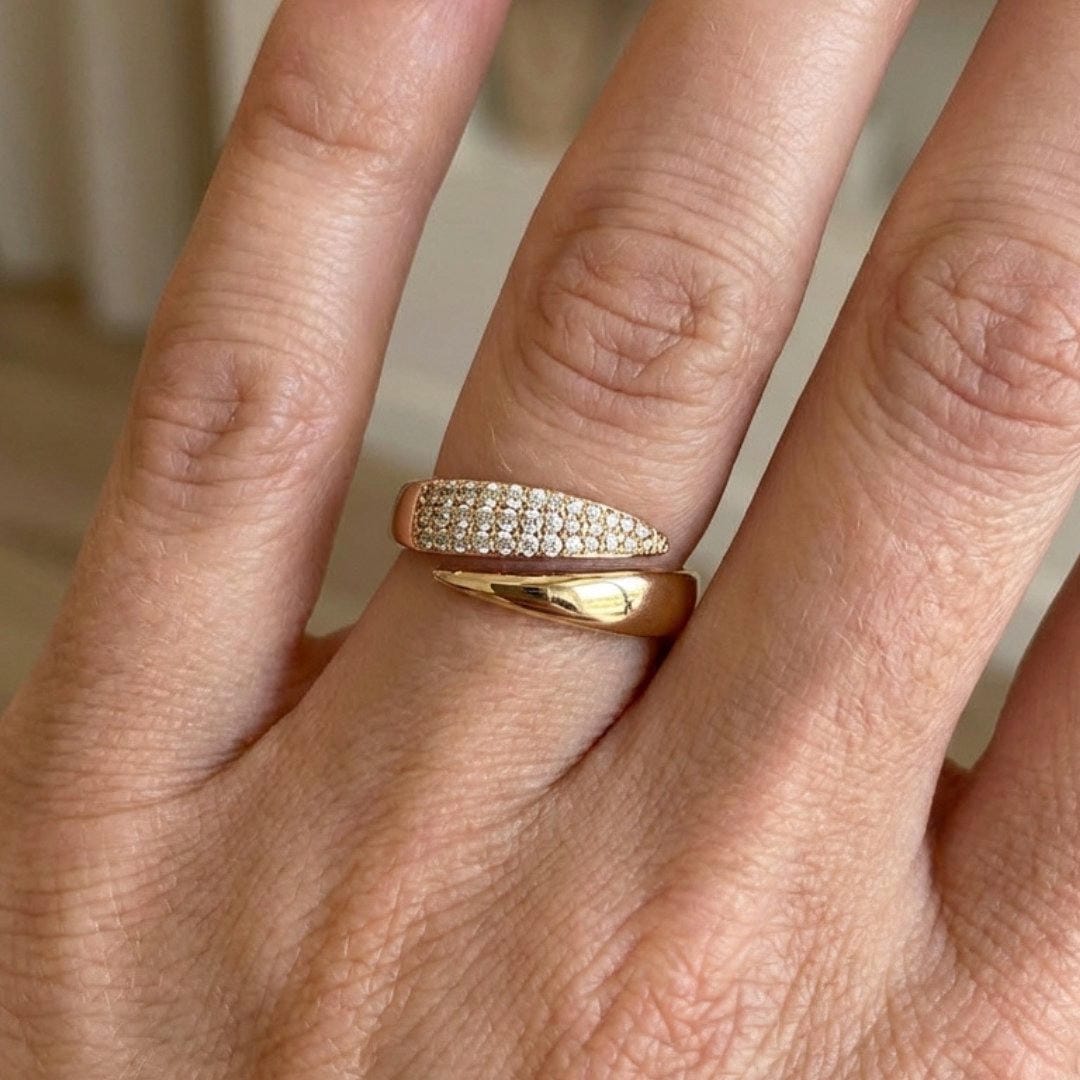 Anillo Cruzado Envolvente