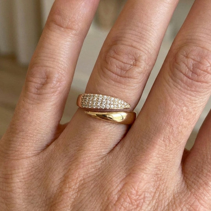 Anillo Cruzado Envolvente