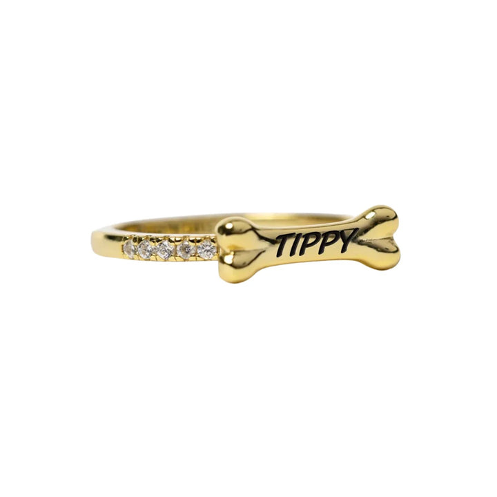 Anillo personalizado con nombre de mascota