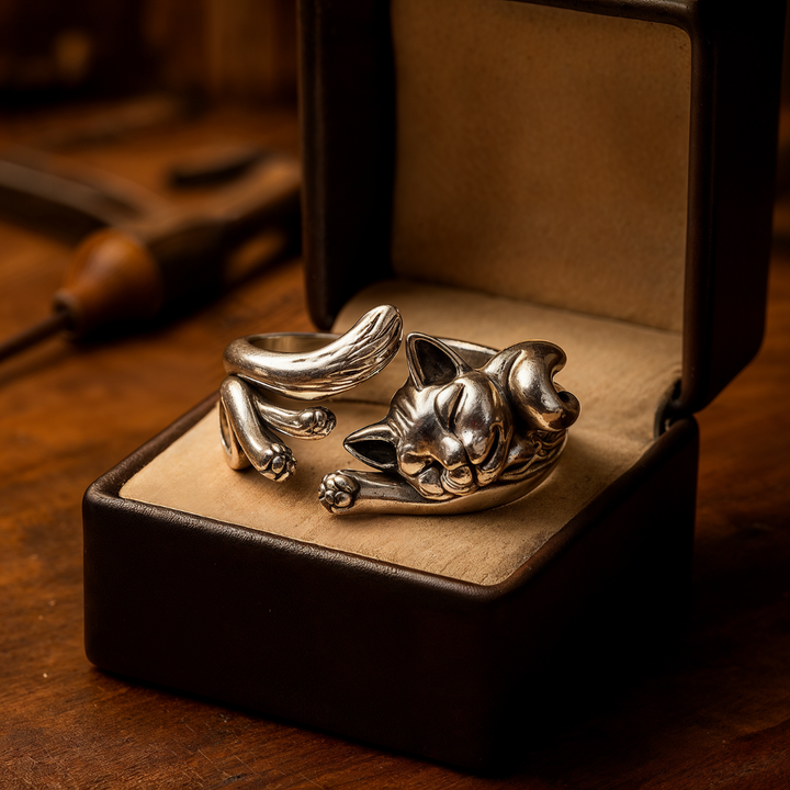 Anillo Vintage de Gato